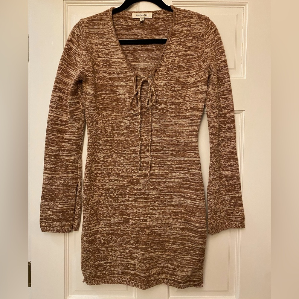 Another Girl Brown Dress, Size Small